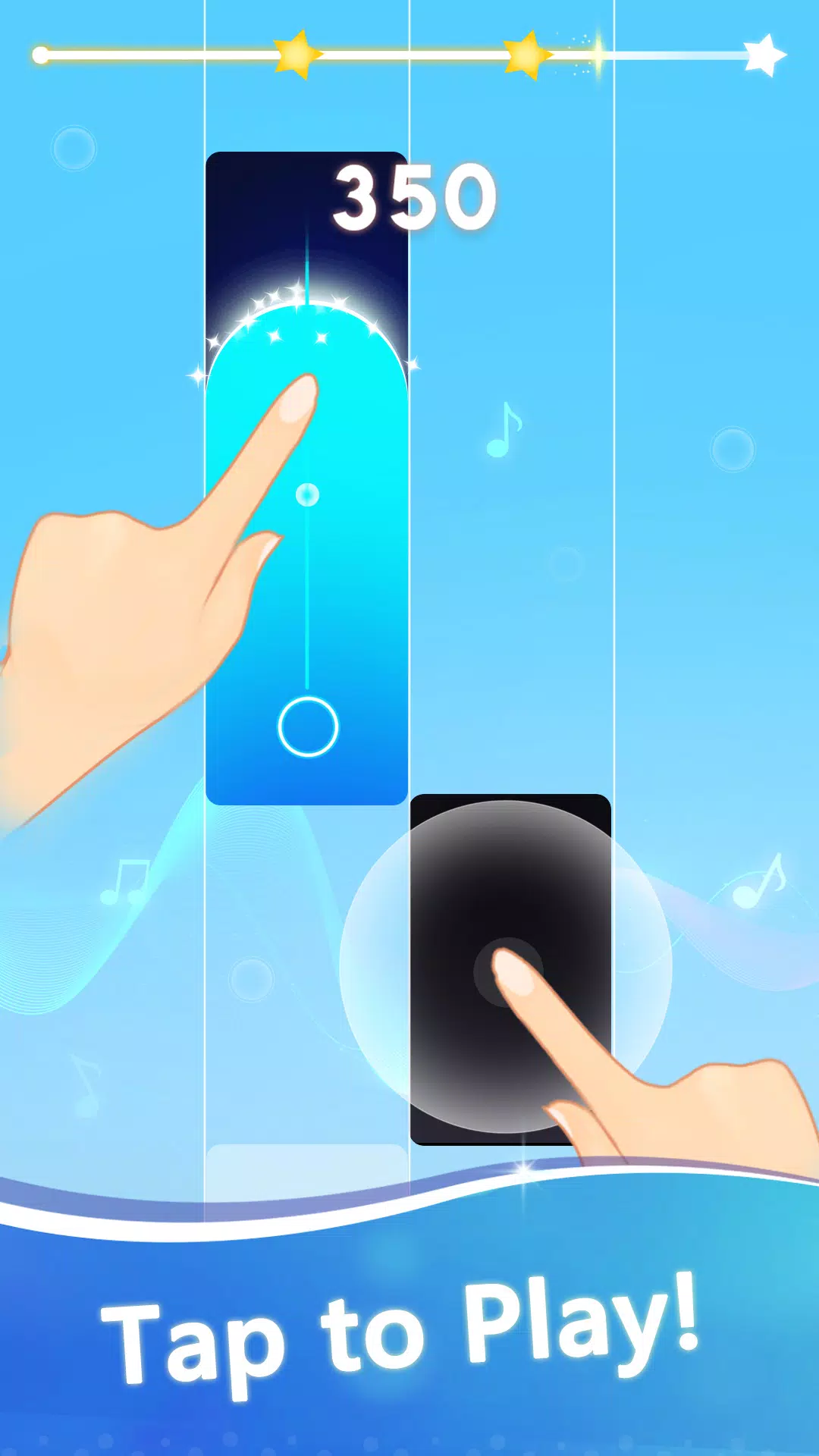 Pop Tiles - Music Piano ảnh chụp màn hình 1