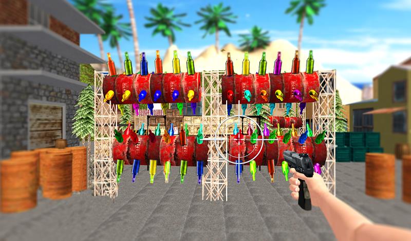 FPS Gun: Bottle Shooting Game ảnh chụp màn hình 4