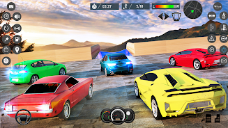 Water Slide Car Race games screenshot 4