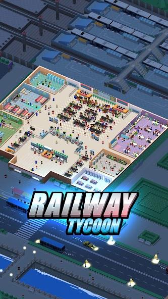 Railway Tycoon - Idle Game Mod zrzut ekranu 1