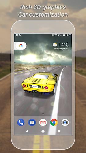 3D Car Live Wallpaper Lite экрана 3