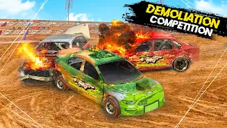 X Demolition Derby: Car Racing Captura de tela 4