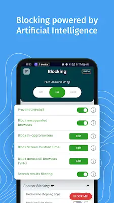 BlockerX - Bloquear contenido captura de pantalla 