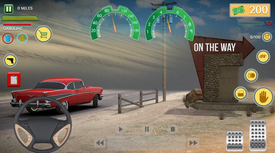 Long Road Trip Games Car Drive captura de pantalla 