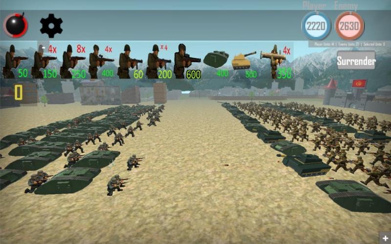 WORLD WAR II: SOVIET WARS RTS captura de pantalla 
