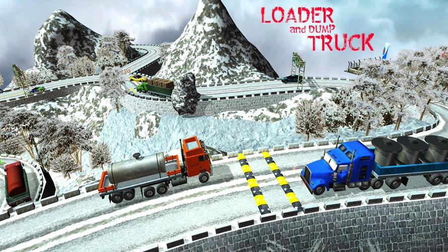 Truck Driving Uphill Simulator ekran görüntüsü 2