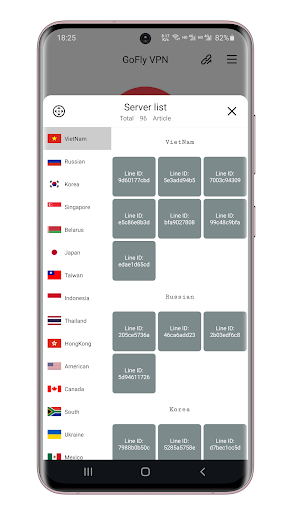 Screenshot GoFly VPN,V2ray,Trojan,sock5 2