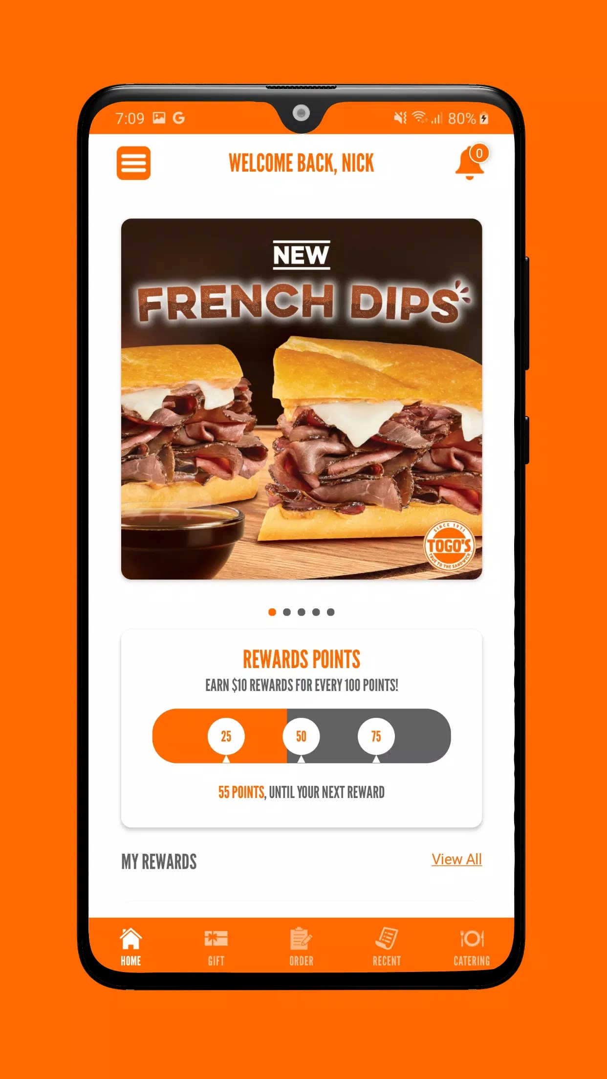 TOGO's Sandwiches Screenshot 2