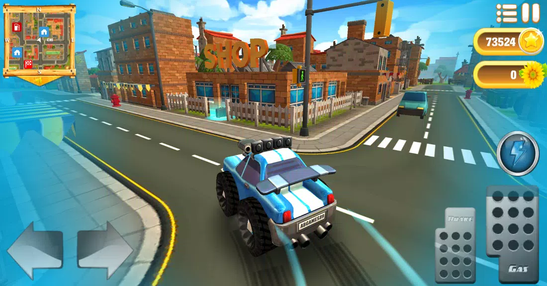 Cartoon Hot Racer 3D ảnh chụp màn hình 1