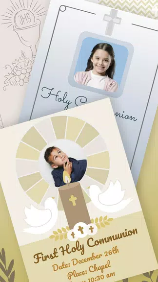 First Communion Invitations ảnh chụp màn hình 3