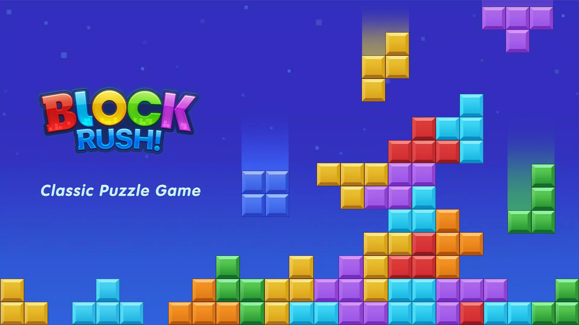 Block Rush - Block Puzzle Game ဖန်သားပြင်ဓာတ်ပုံ 1