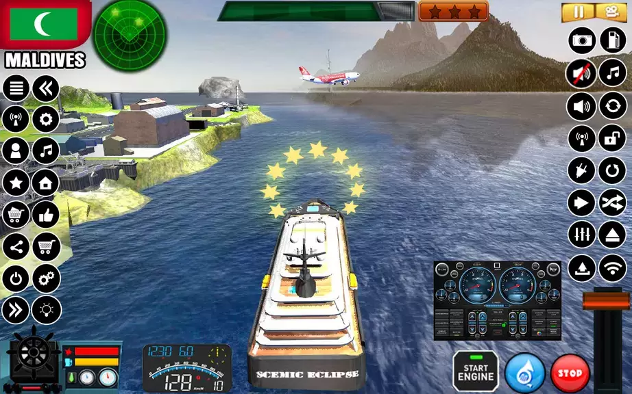 Big Cruise Ship Simulator ekran görüntüsü 2