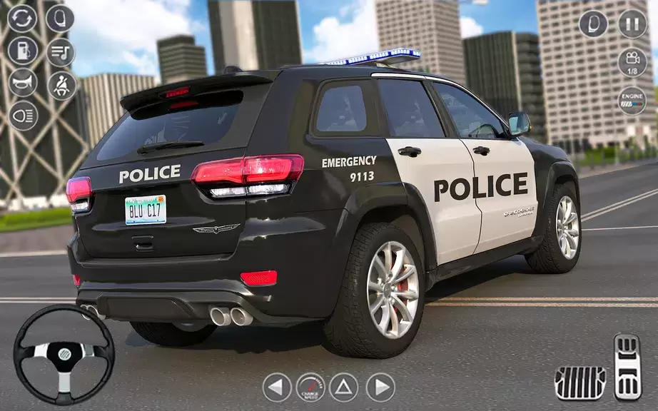 Police Car Driving Games 3D captura de pantalla 