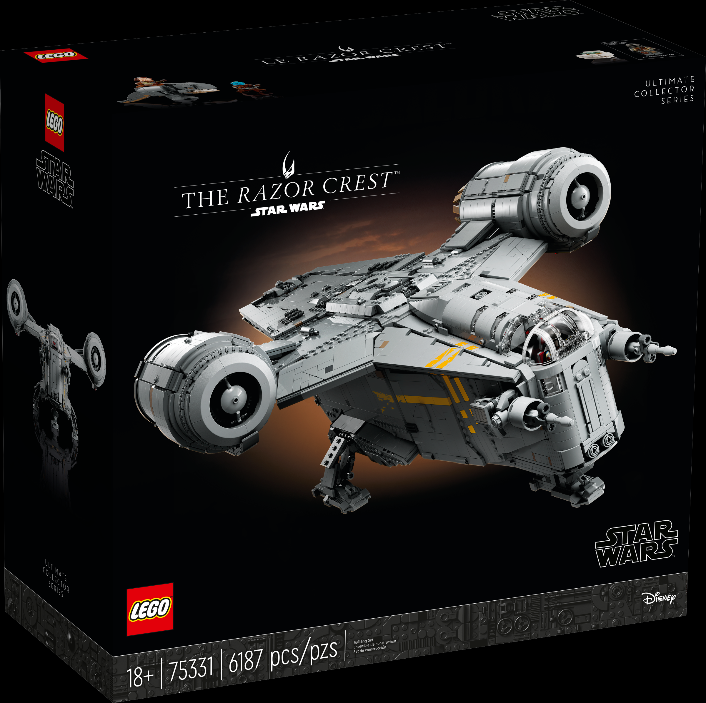 Ang razor crest lego set