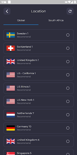 South Africa VPN: Easy VPN App Скриншот 4