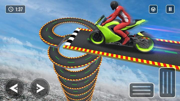 Bike Stunt Racing 3D Bike Game ekran görüntüsü 1