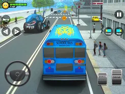 School Bus Simulator Driving captura de pantalla 