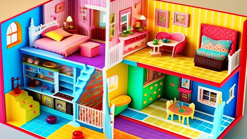 Doll House Design Doll Games স্ক্রিনশট 1