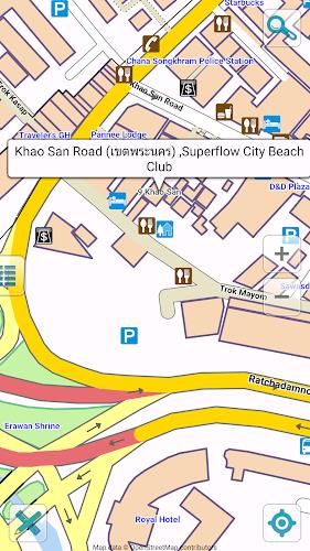 Screenshot Map of Thailand offline 4