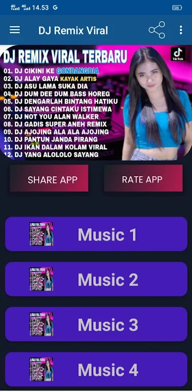 Lagu DJ Lengkap Offline 2024 ekran görüntüsü 2