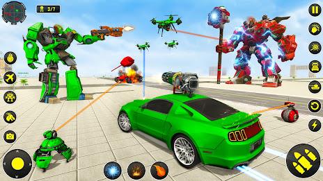 Drone Robot Car Game 3D Captura de tela 4