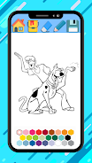 Scooby coloring doo cartoon ga应用截图第3张