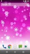 Snowflake Live Wallpaper Screenshot 3