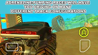 Monster Truck Racing-Held Screenshot 2