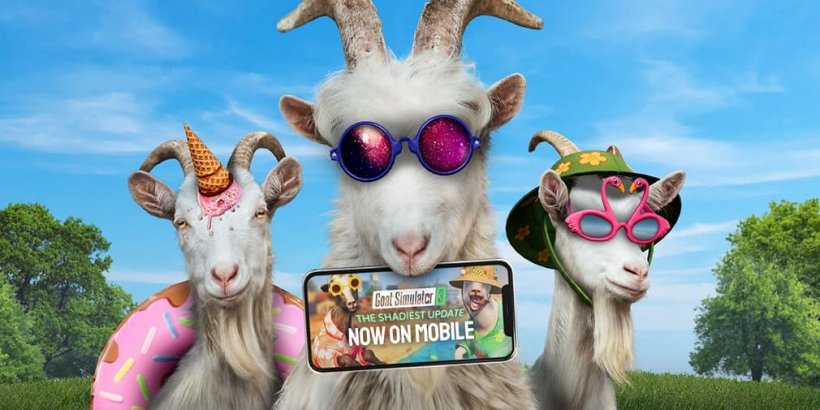 Goat Simulator 3의 Shady Summer 업데이트가 모바일을 돌아다닙니다.