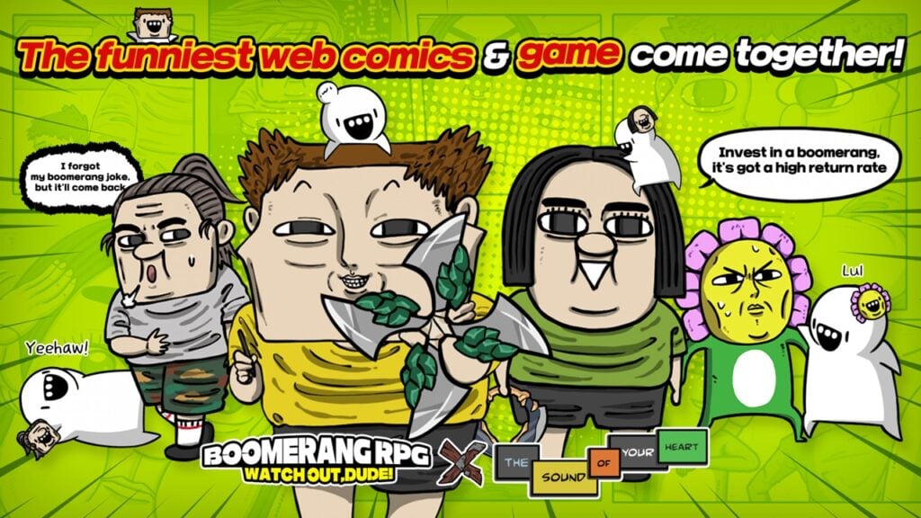 Boomerang RPG- သတိထားပါ Dude x မင်းရဲ့နှလုံးသားရဲ့အသံက ရယ်စရာအကောင်းဆုံး Crossover ဖြစ်ကောင်းဖြစ်နိုင်ပါတယ်။