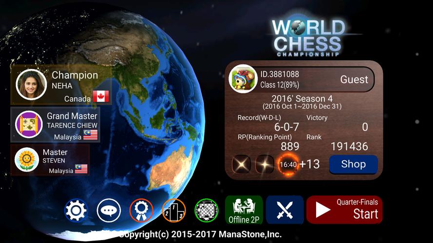 Screenshot World Chess Championship 1