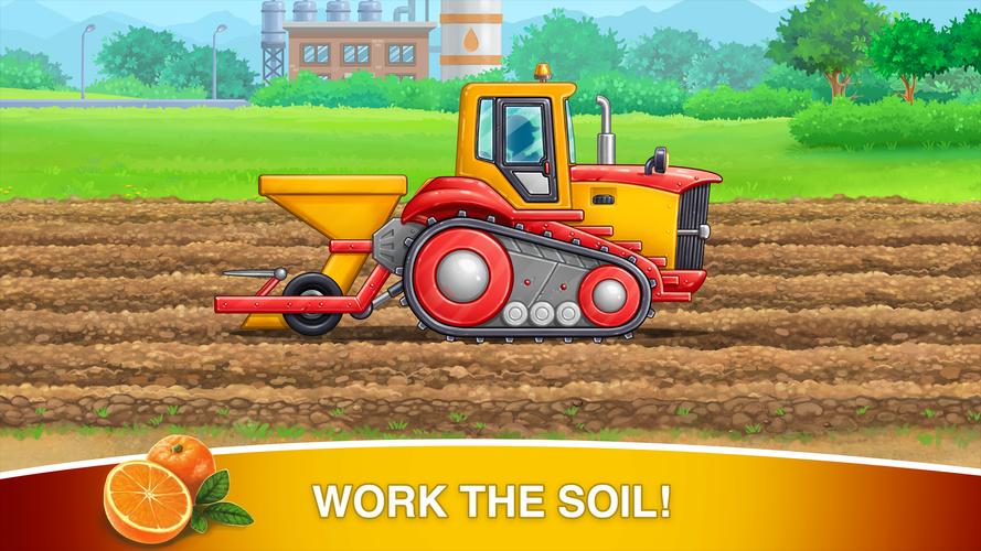 Farm kids games my Farming car Screenshot 2