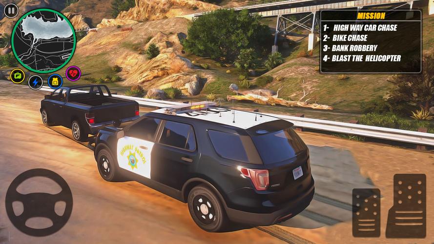 Police Van Driving: Cop Games ekran görüntüsü 2