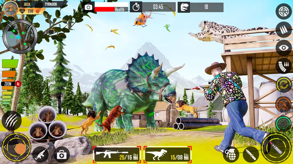 Real Dino Hunting Gun Games ekran görüntüsü 4