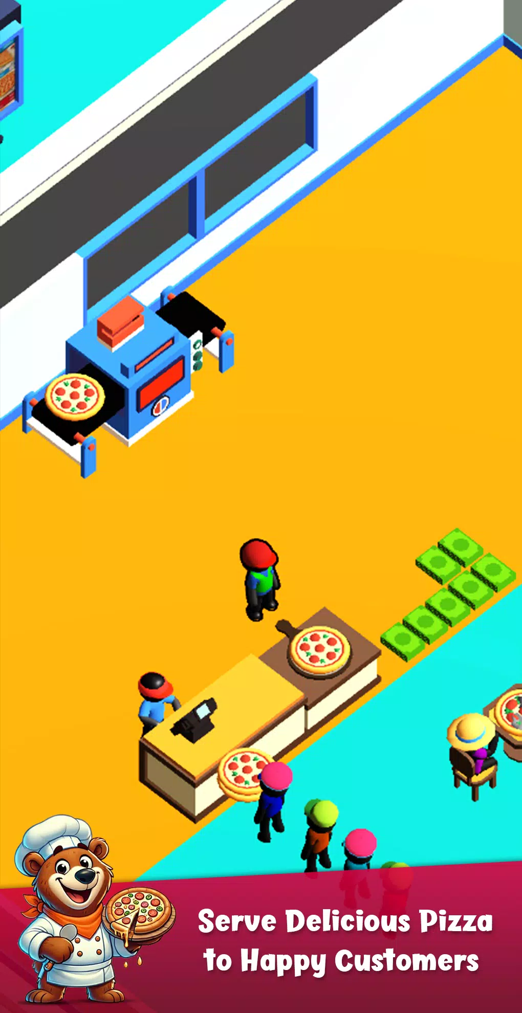 Bear Pizza Maker:Cooking Games Screenshot 1