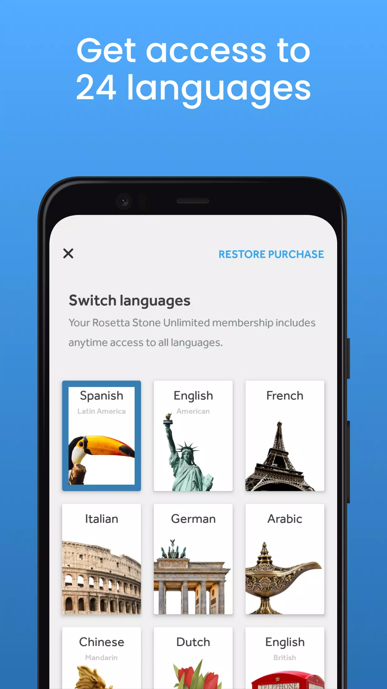 Rosetta Stone: Learn, Practice Screenshot 3