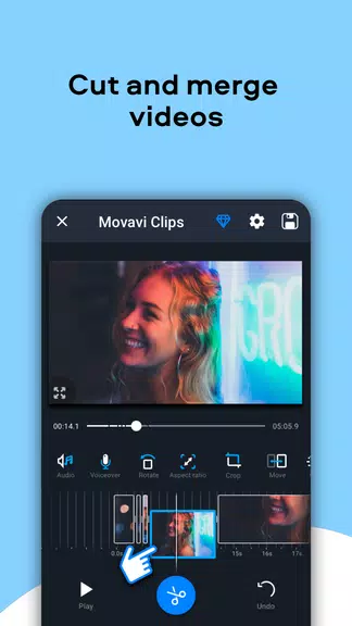 Movavi Clips - Video Editor ảnh chụp màn hình 3