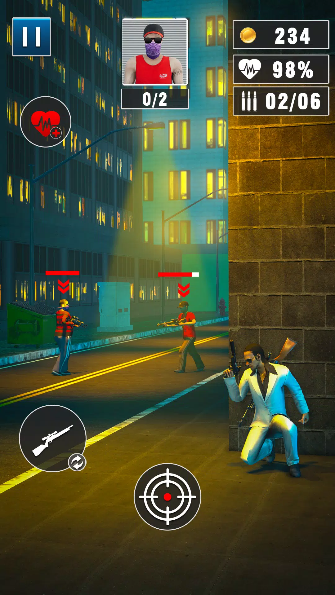 Agent Hunt Shooting Games 3D ဖန်သားပြင်ဓာတ်ပုံ 1