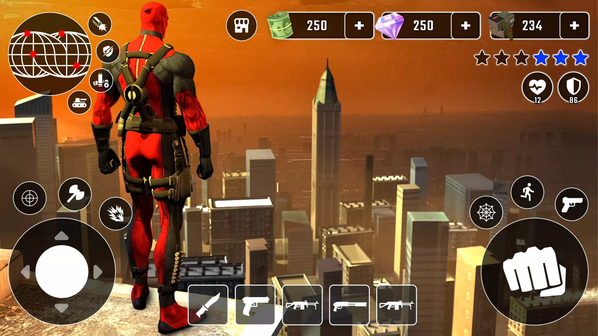 Super Spider: City Hero Games ဖန်သားပြင်ဓာတ်ပုံ 2