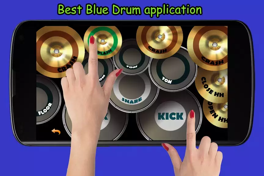 Blue Drum - Piano ekran görüntüsü 3