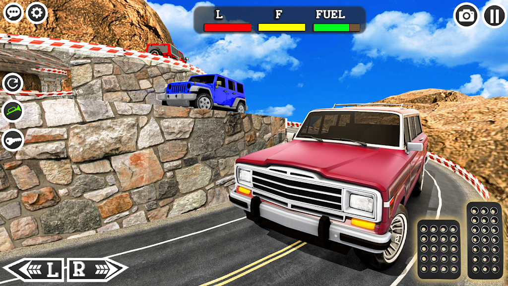 4x4 Mountain Climb Car Games captura de pantalla 