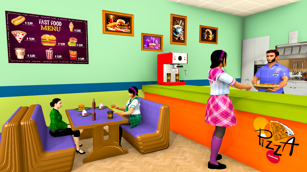 High School Girl Simulator 3D ekran görüntüsü 2