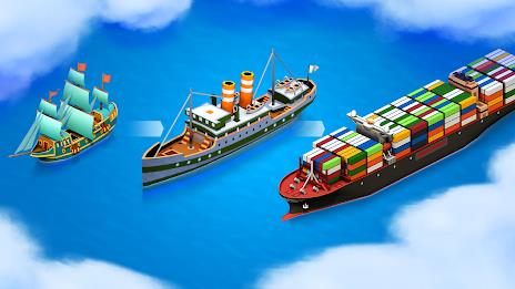 Sea Port: Cargo Boat Tycoon Capture d'écran 2