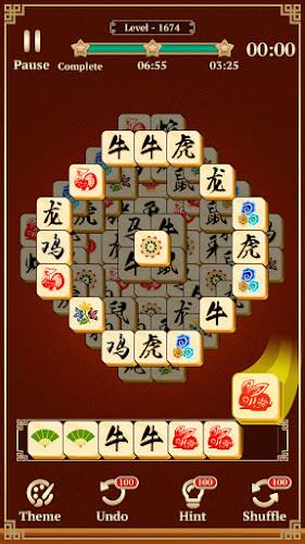 Mahjong Classic: 3 Tiles captura de pantalla 