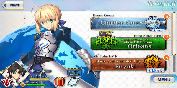 Fate/Grand Order (English) captura de pantalla 