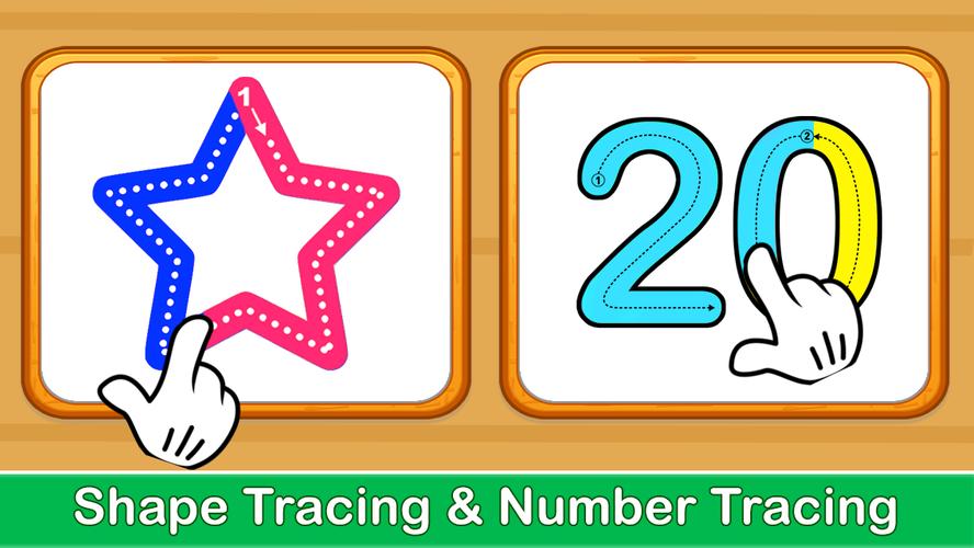 ABCD Kids - Tracing & Phonics экрана 2