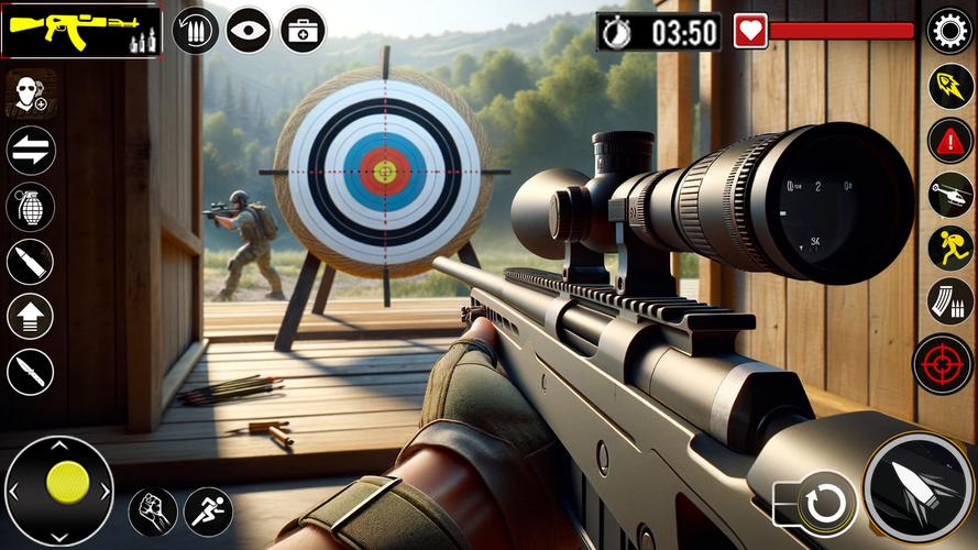 Real Target Gun Shooter Games ảnh chụp màn hình 3