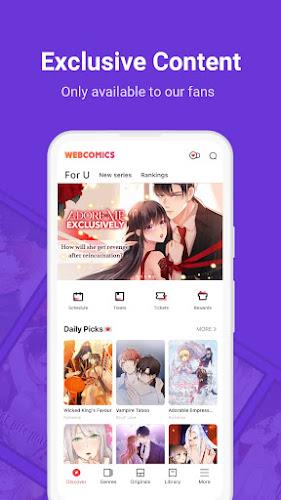 WebComics - Webtoon & Manga экрана 3