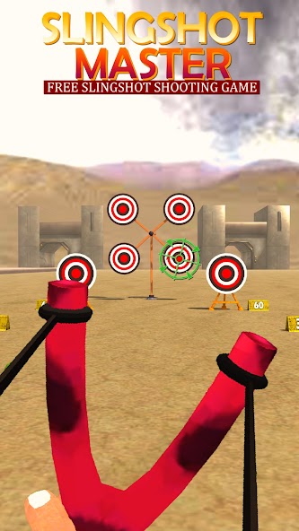 Slingshot Master Catapult Game Mod ảnh chụp màn hình 1