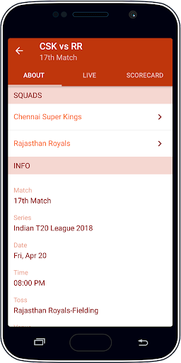 Live Cricket Score & News স্ক্রিনশট 4